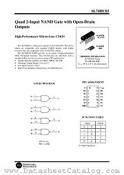 SL74HC03N datasheet pdf System Logic Semiconductor