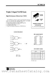 SL74HC10N datasheet pdf System Logic Semiconductor