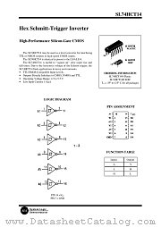 SL74HCT14D datasheet pdf System Logic Semiconductor