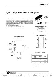 SL74LS157 datasheet pdf System Logic Semiconductor