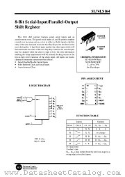 SL74LS164D datasheet pdf System Logic Semiconductor