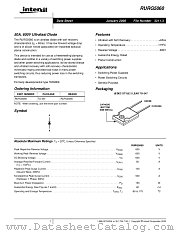 RURG5060 datasheet pdf Intersil