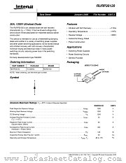 RURP30120 datasheet pdf Intersil