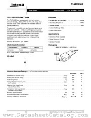 RURU5060 datasheet pdf Intersil
