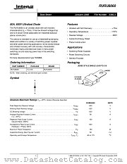 RURU8060 datasheet pdf Intersil