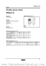 RB050LA-40 datasheet pdf ROHM