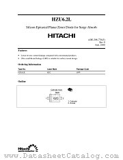 HZU6.2L datasheet pdf Hitachi Semiconductor