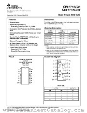 CD5474AC08 datasheet pdf Texas Instruments