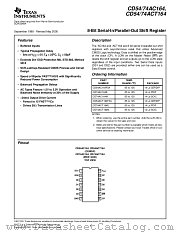CD5474AC164 datasheet pdf Texas Instruments