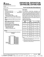 CD74ACT238M datasheet pdf Texas Instruments