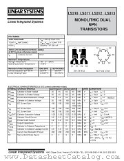 LS310-3 datasheet pdf Linear Systems