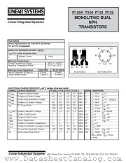 LSIT120-2 datasheet pdf Linear Systems