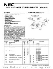 MC-7862G datasheet pdf NEC