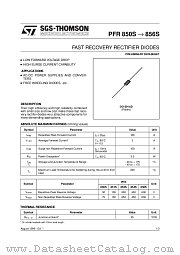 PFR855S datasheet pdf ST Microelectronics