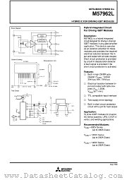 M57962 datasheet pdf Mitsubishi Electric Corporation