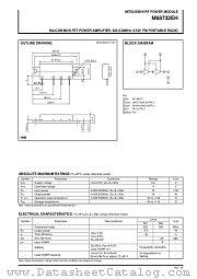M68732 datasheet pdf Mitsubishi Electric Corporation
