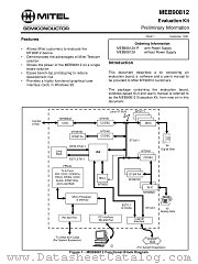 MEB90812A datasheet pdf Mitel Semiconductor