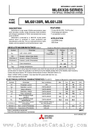 ML601J28 datasheet pdf Mitsubishi Electric Corporation