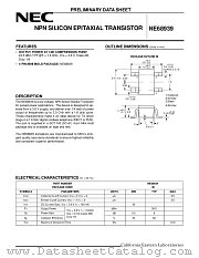 NE68939-T1 datasheet pdf NEC