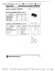 MMBC1009F4 datasheet pdf Samsung Electronic