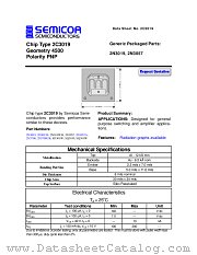 2C3019 datasheet pdf Semicoa Semiconductor