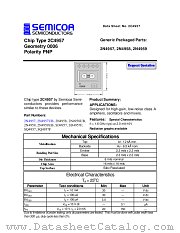 SQ4957 datasheet pdf Semicoa Semiconductor