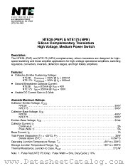 NTE175 datasheet pdf NTE Electronics