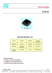 PLCC20 datasheet pdf ST Microelectronics