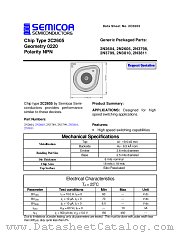 2C2605 datasheet pdf Semicoa Semiconductor