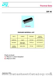 DIP40 datasheet pdf ST Microelectronics
