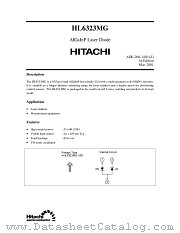 HL6323MG datasheet pdf Hitachi Semiconductor