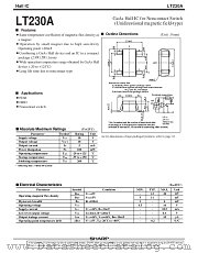 LT230 datasheet pdf SHARP