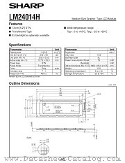 LM24014 datasheet pdf SHARP