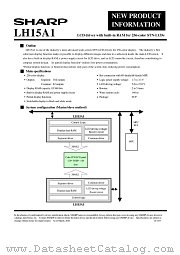 LH15A1 datasheet pdf SHARP