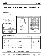 2N5108 datasheet pdf Advanced Semiconductor