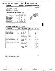 2N6428A datasheet pdf Samsung Electronic