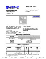 2C2904A datasheet pdf Semicoa Semiconductor