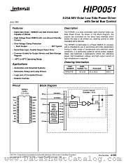 HIP0051 datasheet pdf Intersil