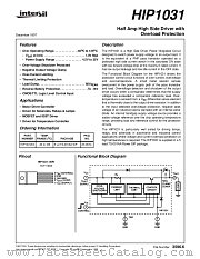 HIP1031AS datasheet pdf Intersil