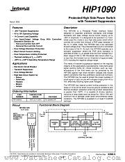 HIP1090AS datasheet pdf Intersil