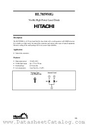 HL7859MG datasheet pdf Hitachi Semiconductor