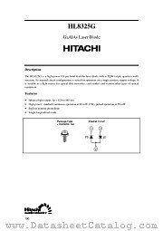 HL8325G datasheet pdf Hitachi Semiconductor