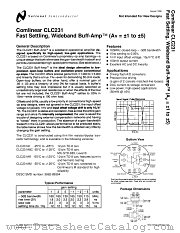 CLC231A8C datasheet pdf National Semiconductor