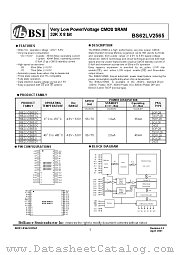 BS62LV2565JI datasheet pdf Brilliance Semiconductor