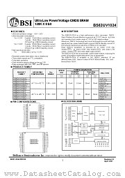 BS62UV1024SC datasheet pdf Brilliance Semiconductor