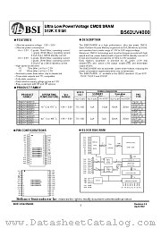 BS62UV4000STI datasheet pdf Brilliance Semiconductor