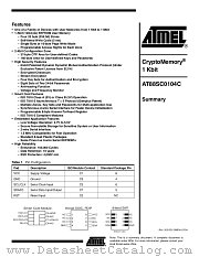 AT88SC0104C-Y4I datasheet pdf Atmel