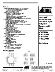 AT90LS4433-4PC datasheet pdf Atmel