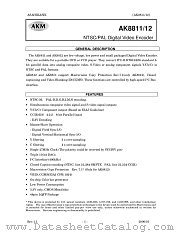 AK8812 datasheet pdf Asahi Kasei Microsystems