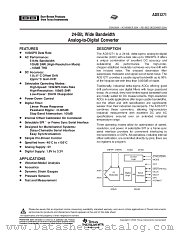 ADS1271 datasheet pdf Burr Brown